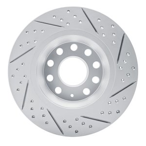 Audi Q3 Brake Rotor (1) - Rear Left - DFC - Geoperformance Rotor - Drilled and Slotted - `05-`18 Audi Q3 Brake Rotor (1) - Rear Left - DFC - Geoperformance Rotor - Drilled and Slotted - `05-`18