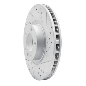 Porsche Cayenne Brake Rotor (1) - Front - DFC - Geoperformance Drilled & Slotted - `11-`18