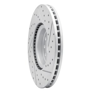 Volkswagen Atlas Brake Rotor (1) - Front Left - DFC - Drilled & Slotted Geoperformance - `18-`25