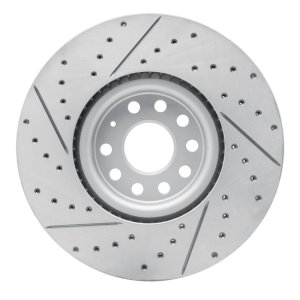 Volkswagen Atlas Brake Rotor (1) - Front Right - DFC - Geoperformance Drilled & Slotted - `18-`25 Volkswagen Atlas Brake Rotor (1) - Front Right - DFC - Geoperformance Drilled & Slotted - `18-`25