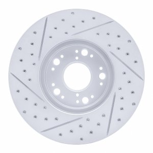 Lexus GS430 Brake Rotor (1) - Front Right - DFC - Drilled & Slotted Geoperformance - `92-`10