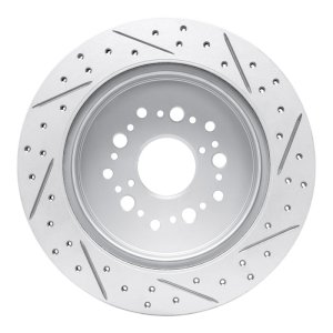 Lexus SC400 Brake Rotor (1) - Rear Left - DFC - Drilled & Slotted Geoperformance - `92-`00 Lexus SC400 Brake Rotor (1) - Rear Left - DFC - Drilled & Slotted Geoperformance - `92-`00