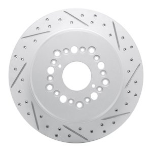 Lexus Gs300 Brake Rotor (1) - Rear Right - DFC - Drilled & Slotted Geoperformance - `92-`00