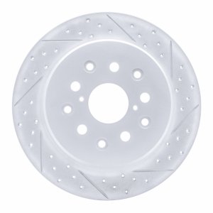 Lexus SC430 Brake Rotor (1) - Rear Right - DFC - Drilled & Slotted Geoperformance - `98-`10