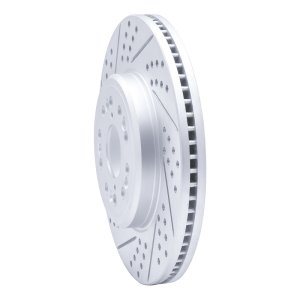 Lexus LS400 Brake Rotor (1) - Front Left - DFC - Drilled & Slotted Geoperformance - `95-`00