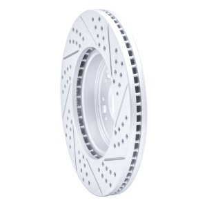 Lexus LS400 Brake Rotor (1) - Front Left - DFC - Drilled & Slotted Geoperformance - `95-`00