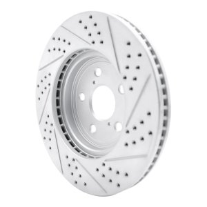 Lexus Ls430 Brake Rotor (1) - Front Left - DFC - Geoperformance Drilled & Slotted - `01-`06