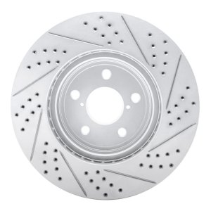 Lexus Ls430 Brake Rotor (1) - Front Left - DFC - Geoperformance Drilled & Slotted - `01-`06