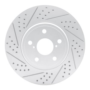 Lexus Ls430 Brake Rotor (1) - Front Left - DFC - Geoperformance Drilled & Slotted - `01-`06