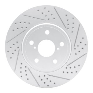 Lexus Ls430 Brake Rotor (1) - Front Right - DFC - Geoperformance Drilled & Slotted - `01-`06