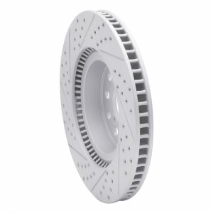 Lexus LS460 Brake Rotor (1) - Front Right - DFC - Geoperformance Rotor - Drilled & Slotted - `07-`23