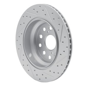 Lexus Ls460 Brake Rotor (1) - Rear Left - DFC - Drilled & Slotted Geoperformance - `07-`17