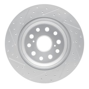 Lexus Ls460 Brake Rotor (1) - Rear Right - DFC - Drilled & Slotted Geoperformance - `07-`17