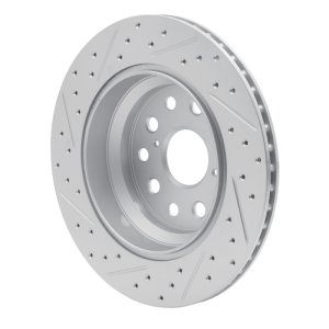 Lexus Ls460 Brake Rotor (1) - Rear Right - DFC - Drilled & Slotted Geoperformance - `07-`17