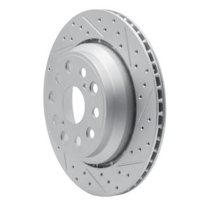 Lexus Ls460 Brake Rotor (1) - Rear Right - DFC - Drilled & Slotted Geoperformance - `07-`17
