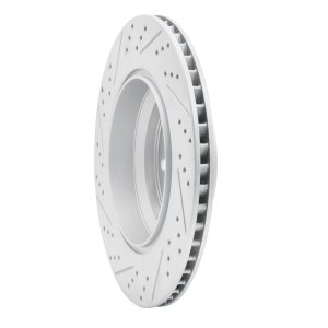 Lexus Ls600H Brake Rotor (1) - Rear Right - DFC - Geoperformance Rotor - Drilled and Slotted - `07-`17