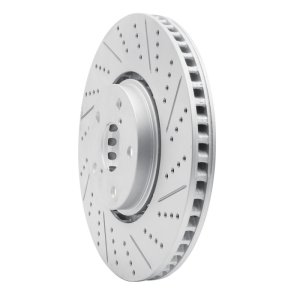 Lexus GS350 Brake Rotor (1) - Right Front - DFC - Geoperformance Drilled & Slotted - `07-`11