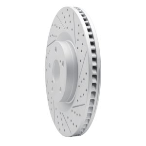 Lexus GS450H Brake Rotor (1) - Right Front - DFC - Drilled & Slotted Geoperformance - `09-`11