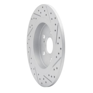 Lexus CT200h Brake Rotor (1) - Rear Left - DFC - Drilled & Slotted Geoperformance - `11-`17