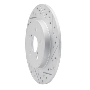 Lexus Ct200H Brake Rotor (1) - Rear Right - DFC - Geoperformance Drilled & Slotted - `11-`17