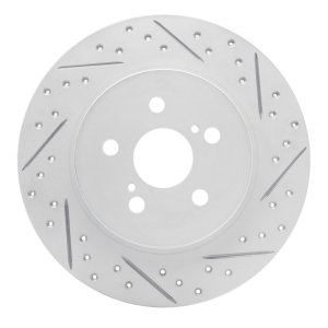 Lexus Ct200H Brake Rotor (1) - Rear Right - DFC - Geoperformance Drilled & Slotted - `11-`17