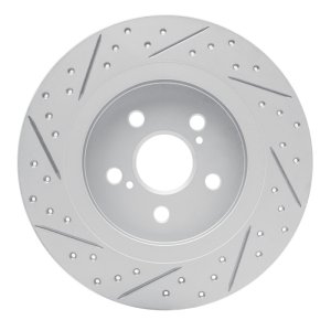 Lexus Ct200H Brake Rotor (1) - Rear Right - DFC - Geoperformance Drilled & Slotted - `11-`17