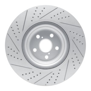 Lexus Ls460 Brake Rotor (1) - Right Front - DFC - Drilled & Slotted Geoperformance - `10-`17 Lexus Ls460 Brake Rotor (1) - Right Front - DFC - Drilled & Slotted Geoperformance - `10-`17