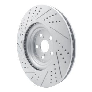 Lexus Ls460 Brake Rotor (1) - Right Front - DFC - Drilled & Slotted Geoperformance - `10-`17 Lexus Ls460 Brake Rotor (1) - Right Front - DFC - Drilled & Slotted Geoperformance - `10-`17