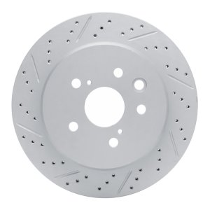 Lexus Gs450H Brake Rotor (1) - Rear Left - DFC - Geoperformance Drilled & Slotted - `06-`20