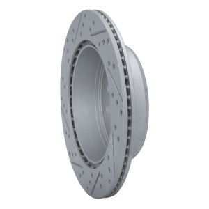 Lexus IS200T Brake Rotor (1) - Rear Right - DFC - Geoperformance Drilled & Slotted - `06-`20