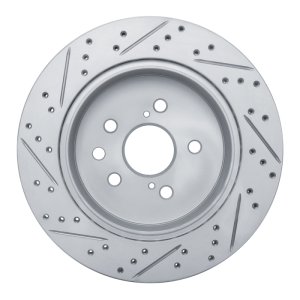 Lexus IS200T Brake Rotor (1) - Rear Right - DFC - Geoperformance Drilled & Slotted - `06-`20