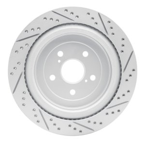 Lexus Rx350 Brake Rotor (1) - Rear Right - DFC - Drilled & Slotted Geoperformance - `16-`22