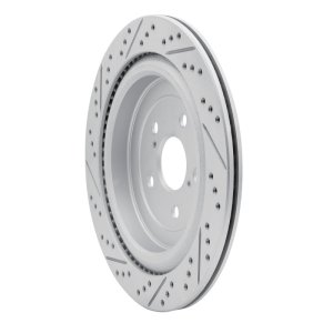 Lexus Rx350 Brake Rotor (1) - Rear Right - DFC - Drilled & Slotted Geoperformance - `16-`22