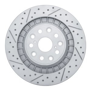 Lexus Ls500 Brake Rotor (1) - Rear - DFC - Drilled & Slotted Geoperformance - `18-`23
