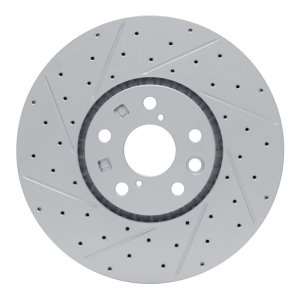 Lexus GS350 Brake Rotor (1) - Front - DFC - Drilled & Slotted Geoperformance - `06-`20