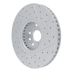 Lexus GS350 Brake Rotor (1) - Front - DFC - Drilled & Slotted Geoperformance - `06-`20