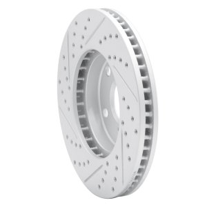 Lexus ES300 Brake Rotor (1) - Front Right - DFC - Geoperformance Rotors - Drilled & Slotted - `92-`06