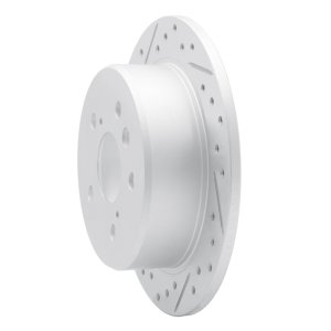 Lexus Es300 Brake Rotor (1) - Rear Left - DFC - Drilled & Slotted Geoperformance - `92-`03