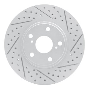 Lexus Rx300 Brake Rotor (1) - Front Right - DFC - Geoperformance Drilled & Slotted - `99-`07