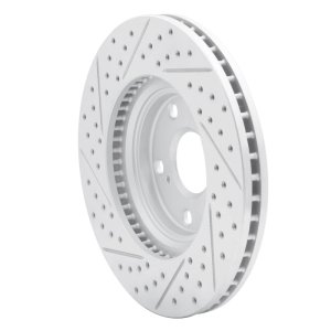 Lexus Rx300 Brake Rotor (1) - Front Right - DFC - Geoperformance Drilled & Slotted - `99-`07