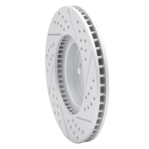 Pontiac Vibe Brake Rotor (1) - Front Left - DFC - Geoperformance Rotor - Drilled and Slotted - `00-`10