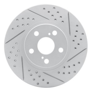 Pontiac Vibe Brake Rotor (1) - Front Right - DFC - Drilled & Slotted - `00-`10