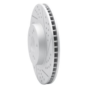 Pontiac Vibe Brake Rotor (1) - Front Right - DFC - Drilled & Slotted - `00-`10 Pontiac Vibe Brake Rotor (1) - Front Right - DFC - Drilled & Slotted - `00-`10