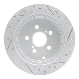Pontiac Vibe Brake Rotor (1) - Rear Left - DFC - Geoperformance Drilled & Slotted - `00-`10 Pontiac Vibe Brake Rotor (1) - Rear Left - DFC - Geoperformance Drilled & Slotted - `00-`10