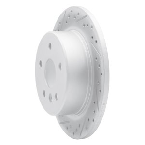 Toyota Avalon Brake Rotor (1) - Rear Left - DFC - Geoperformance Rotor - Drilled and Slotted - `00-`04