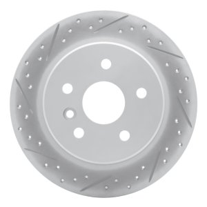 Toyota Avalon Brake Rotor (1) - Rear Left - DFC - Geoperformance Rotor - Drilled and Slotted - `00-`04