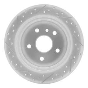 Toyota Avalon Brake Rotor (1) - Rear Right - DFC - Geoperformance Drilled & Slotted - `00-`04