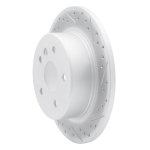 Toyota Avalon Brake Rotor (1) - Rear Right - DFC - Geoperformance Drilled & Slotted - `00-`04