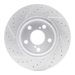 Lexus Is250 Brake Rotor (1) - Front Right - DFC - Drilled & Slotted Geoperformance - `02-`15