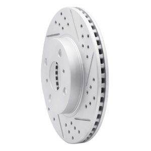 Scion IQ Brake Rotor (1) - Front Right - DFC - Geoperformance Rotor - Drilled & Slotted - `06-`19 Scion IQ Brake Rotor (1) - Front Right - DFC - Geoperformance Rotor - Drilled & Slotted - `06-`19